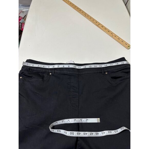 Alfred Dunner Black Modern Fit Comfort Stretch Pants Flattering Fit Size 16 - Picture 5 of 6